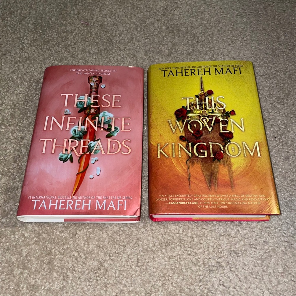 Tahereh Mafi This Woven Kingdom & These Infinite Threads Hardcover Book Set